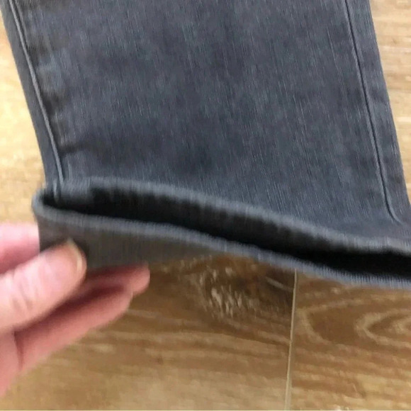 Sam Edelman The Stiletto Straight High Rise Distressed Jeans Black Size 27 NWT - Picture 3 of 12